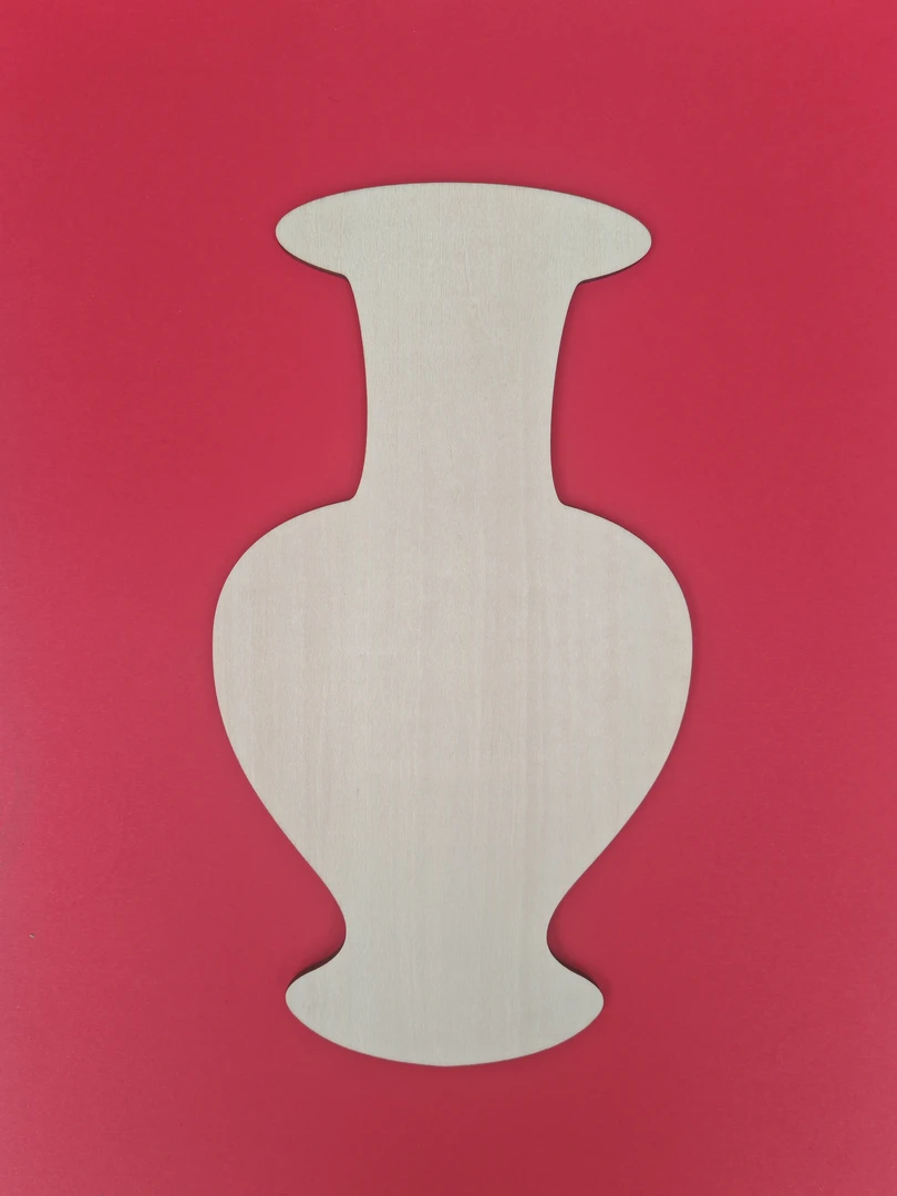 椴木烙画板花瓶系列，十二片包邮