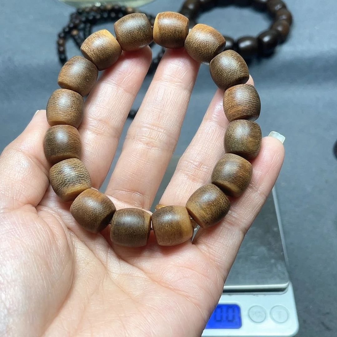 手串沉香木富森红土1.2
