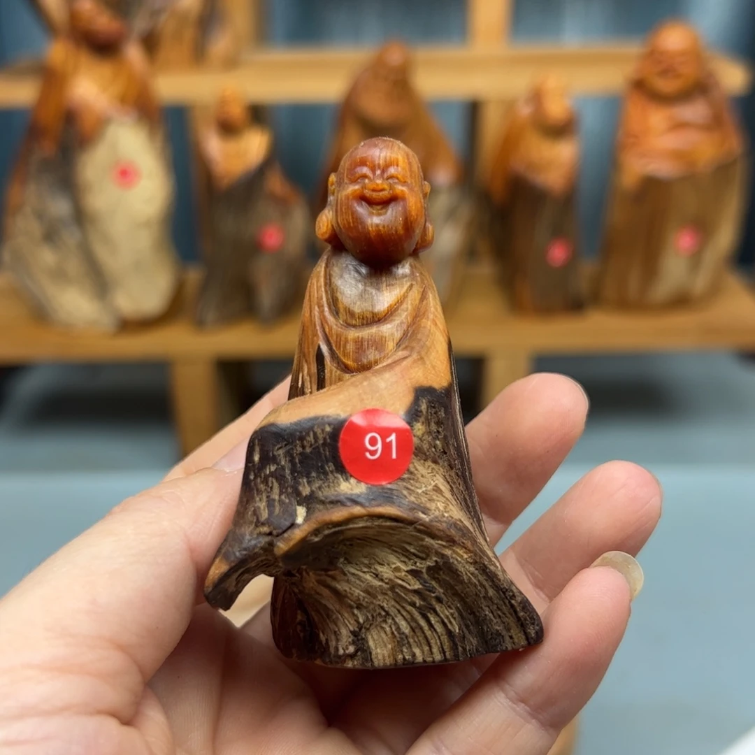 三***生木崖松摆件手把件