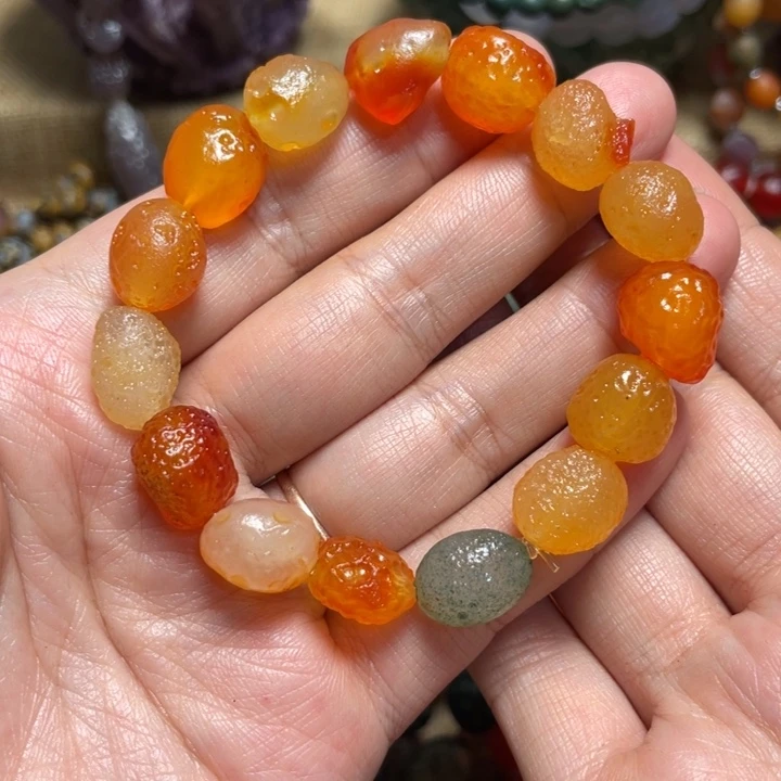 玛瑙/玉髓合金手链