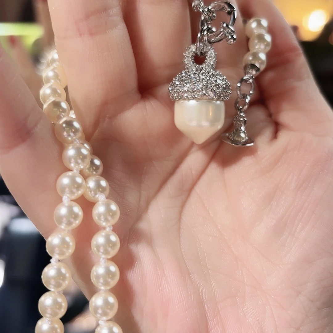 琉璃纯铜合金项链