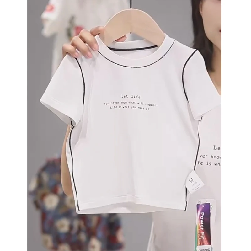 【莫代尔短袖T 小洛妈咪】婴儿打底衫薄款T恤男童夏季女宝宝上衣D25