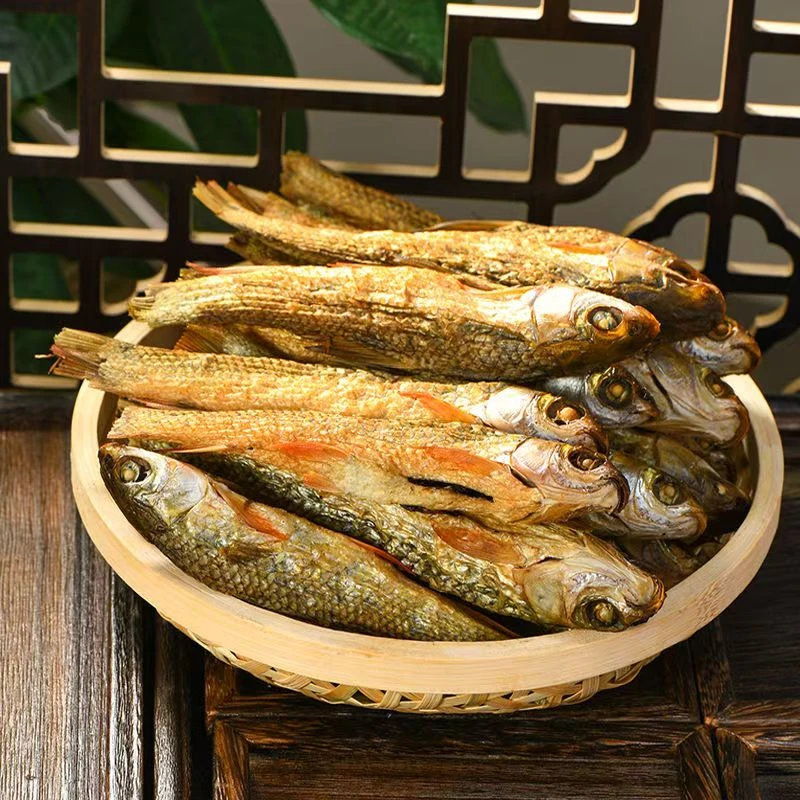 【新货】农家火焙鱼去内脏不苦刁子鱼干手撕刁子鱼烟熏柴火鱼500g