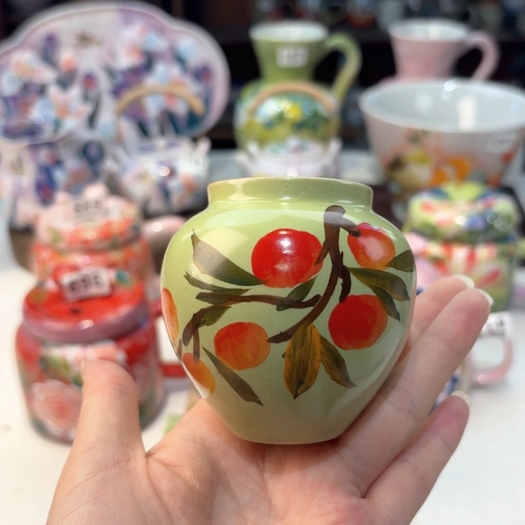 景德镇手绘高温釉下彩陶瓷茶具