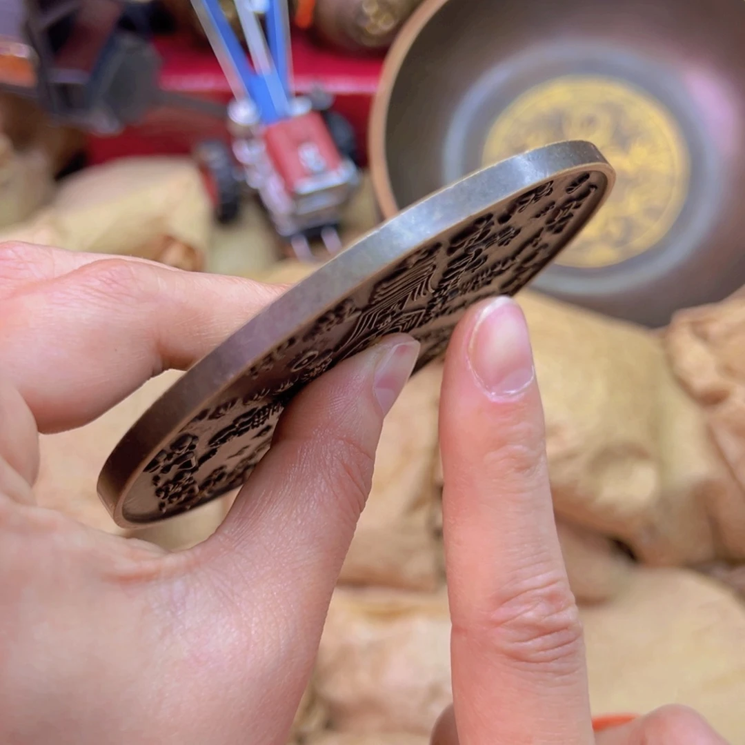 原矿风磨铜铜镜一个