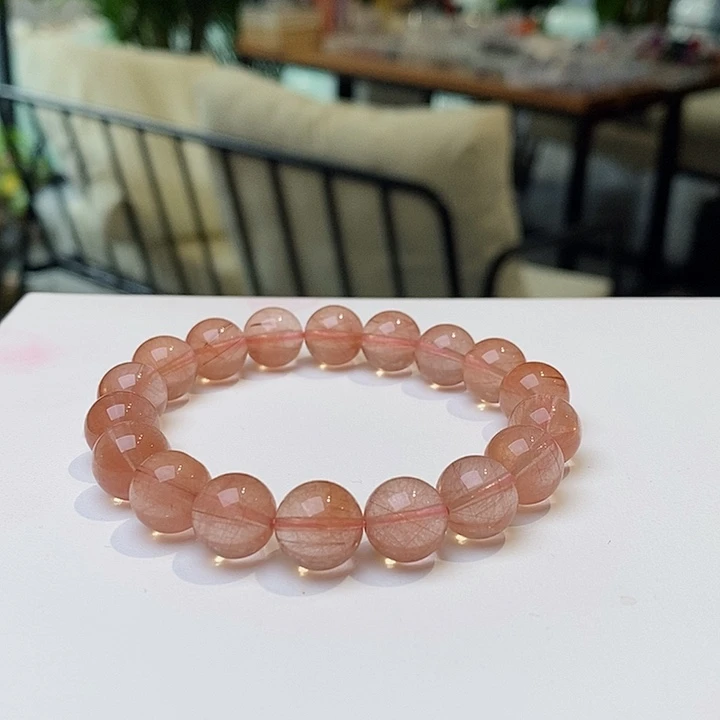 水晶手链未镶嵌红兔毛