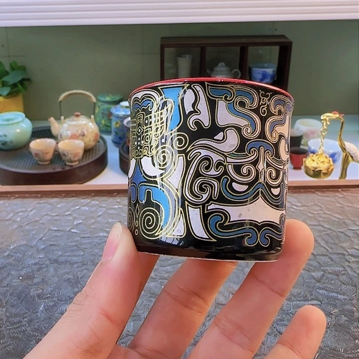 茶具套装旅行茶具青花瓷器茶叶罐个人杯主人杯