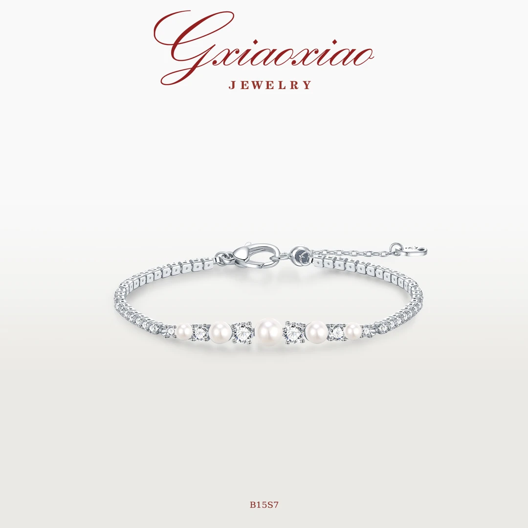 G XIAOXIAO 镀K金【梦屿珠萤】轻奢气质高级百搭星河手链 B15S7