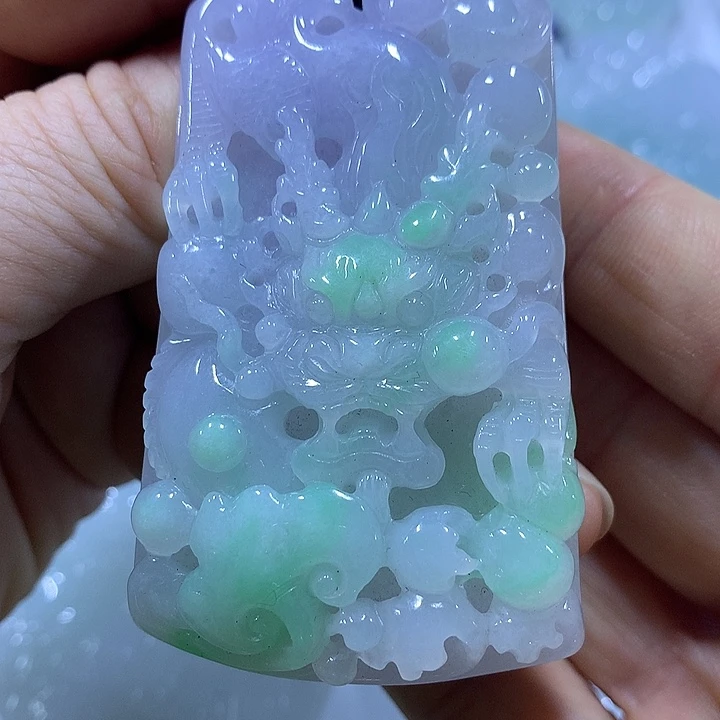 翡翠未镶嵌颈饰天然翡翠A货吊坠