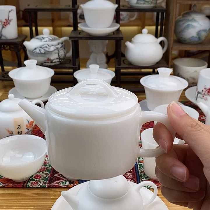 杯德化陶瓷德化白瓷壶
