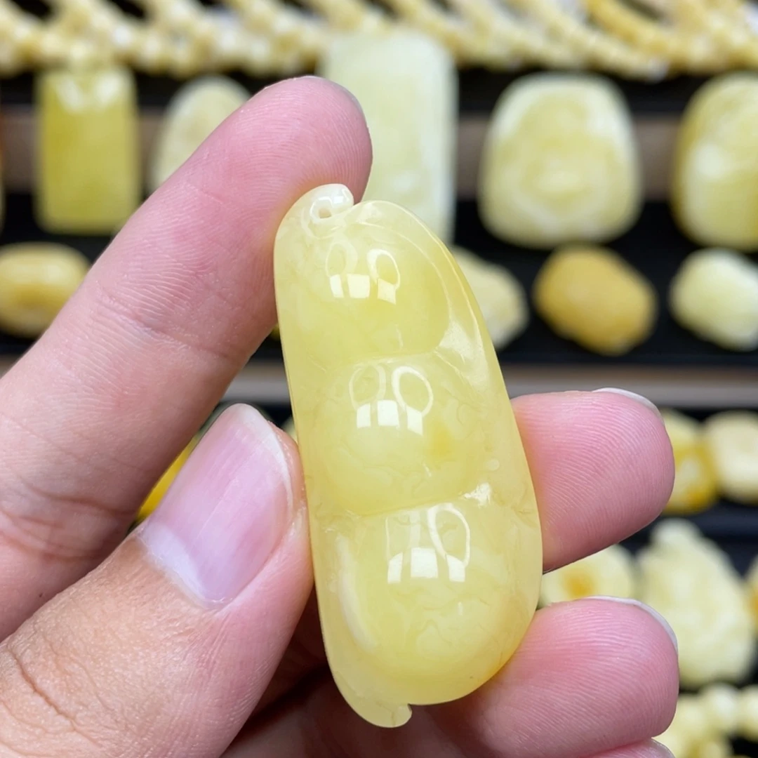 裸石琥珀未镶嵌琥珀蜜蜡
