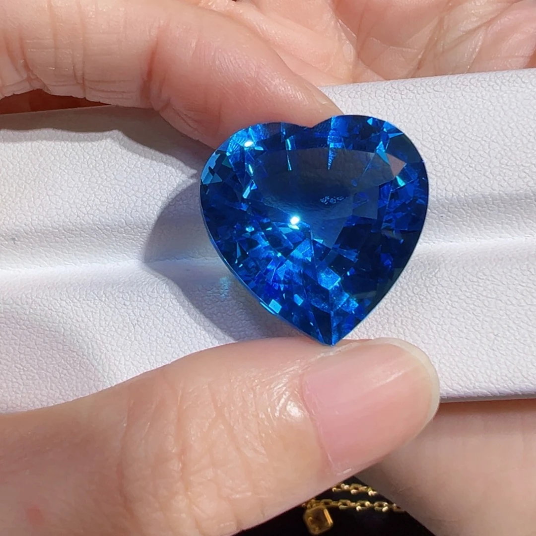 托帕石裸石49.9ct魔鬼蓝