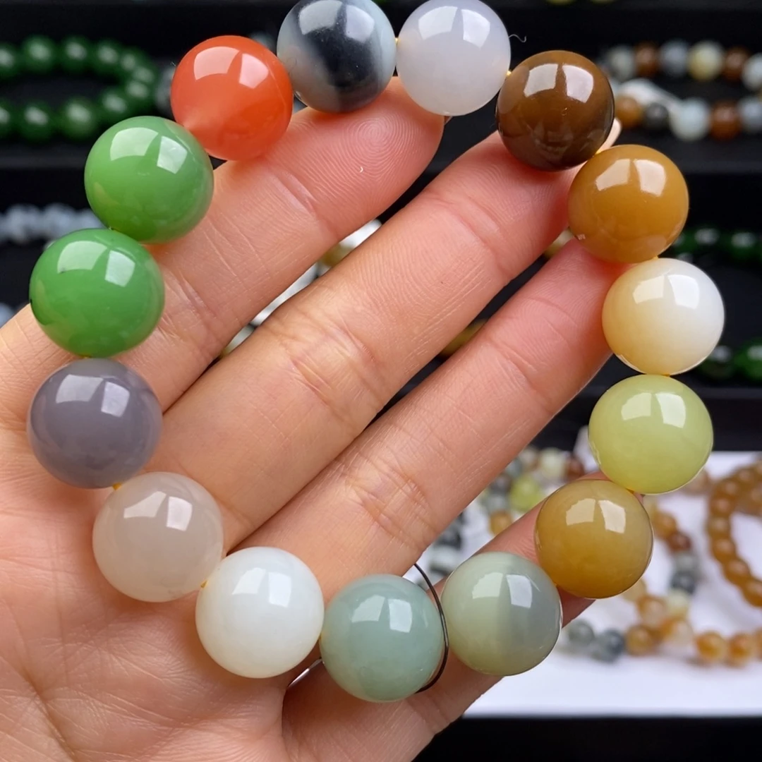 和田玉未镶嵌手串