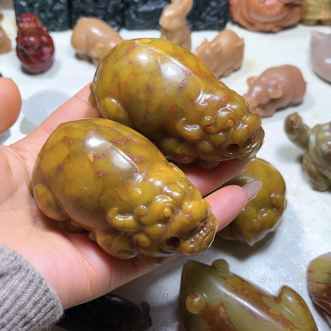 白玉菩提吊坠锦**鲤白玉菩提吊坠