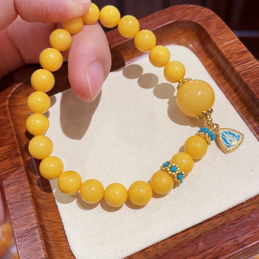 蜜蜡手链未镶嵌手串