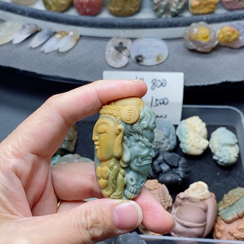 【闪购商品】定制石英质玉吊坠未镶嵌