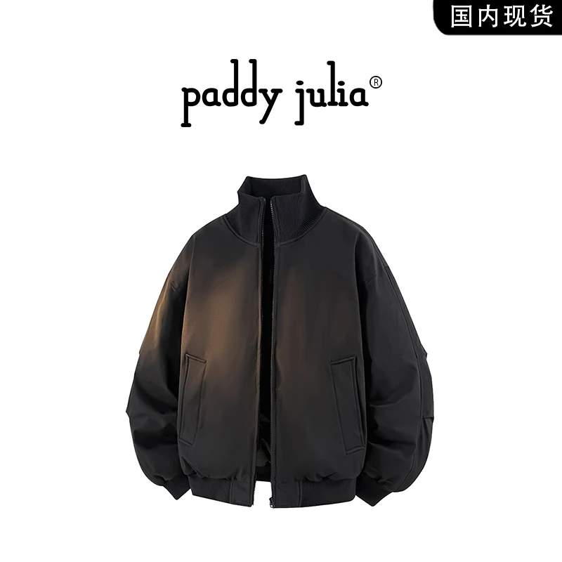 Paddy julia美式高级感棉衣男款秋冬季轻奢休闲保暖衣服男装外套