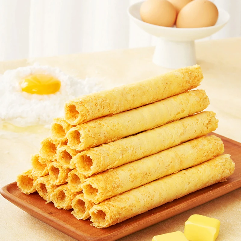 【新人福利】港式蛋卷308g铁罐装（外盒颜色随机发）