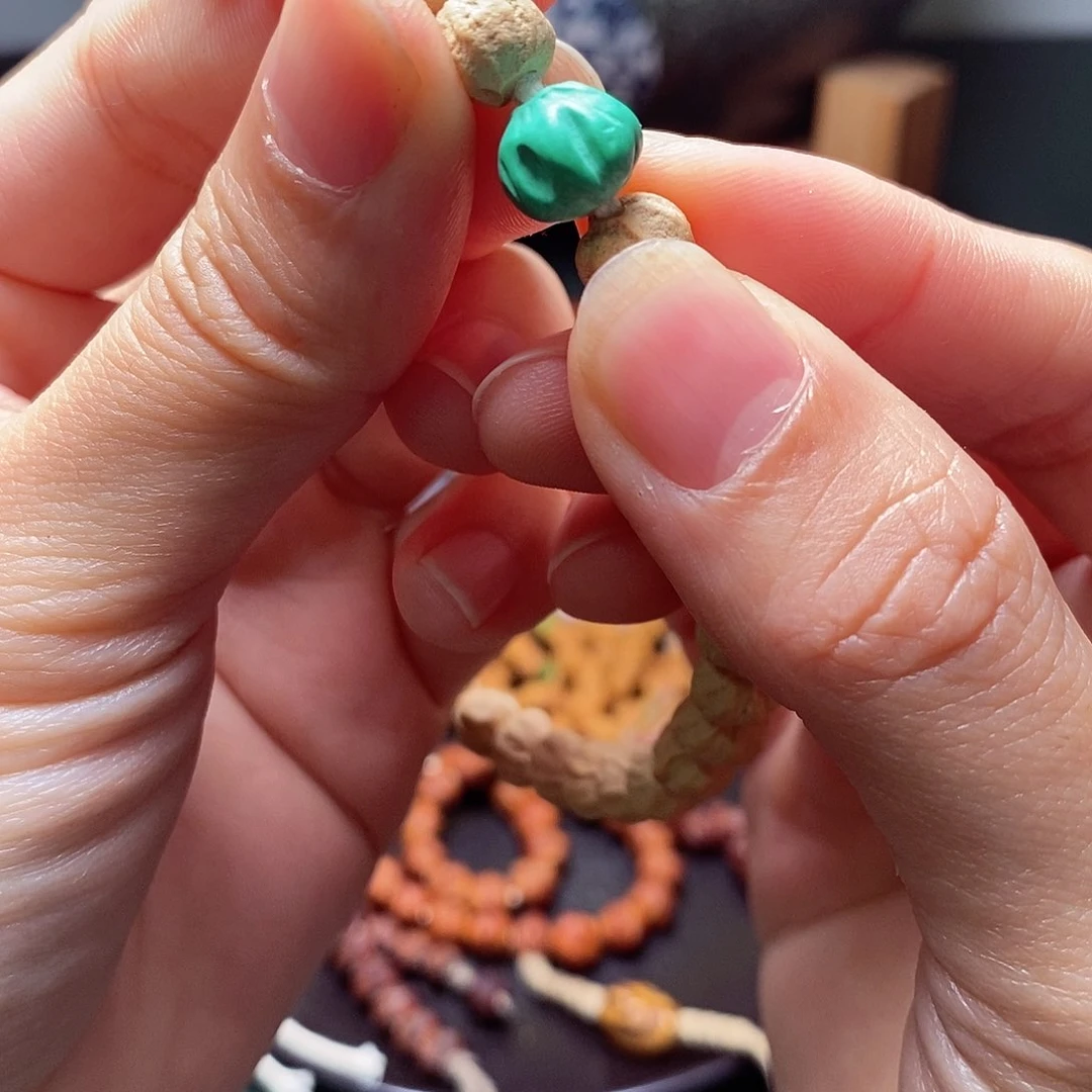 柏香籽/百香籽吊坠66莲花