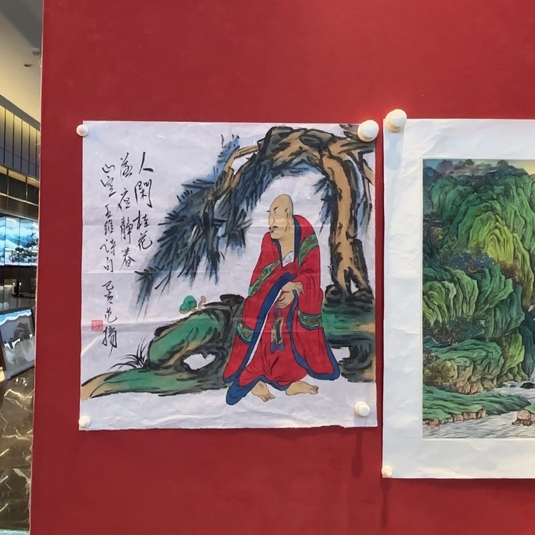 黄***山横款精品书画作品欣赏