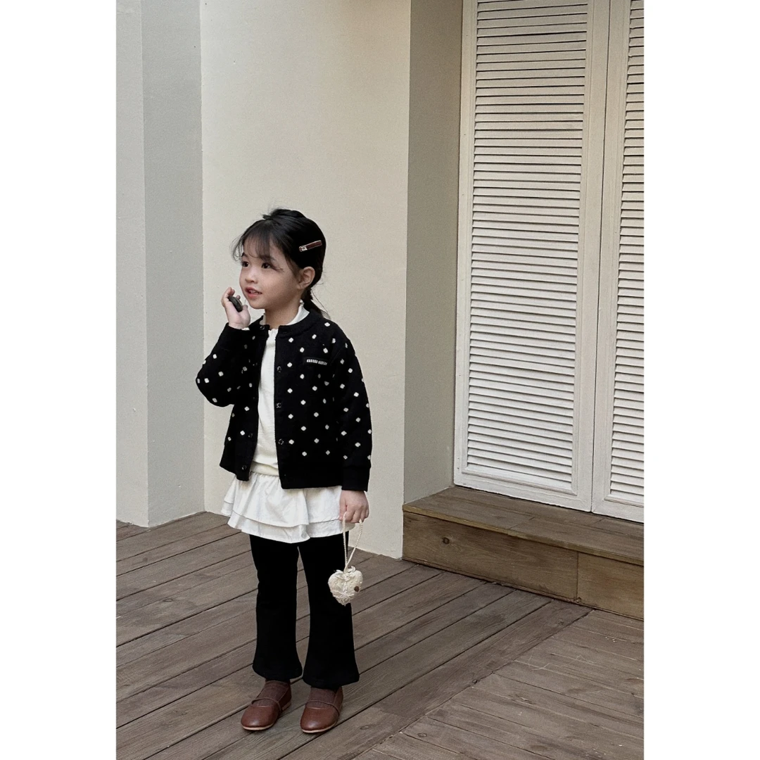 儿童秋季点点毛衣开衫-270