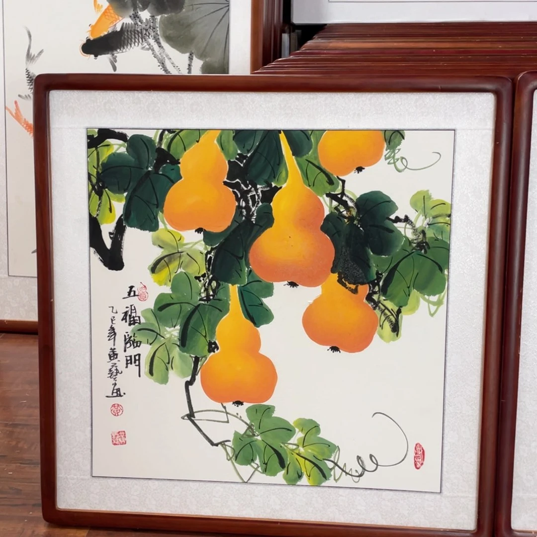 国画带框尺寸63*63厘米