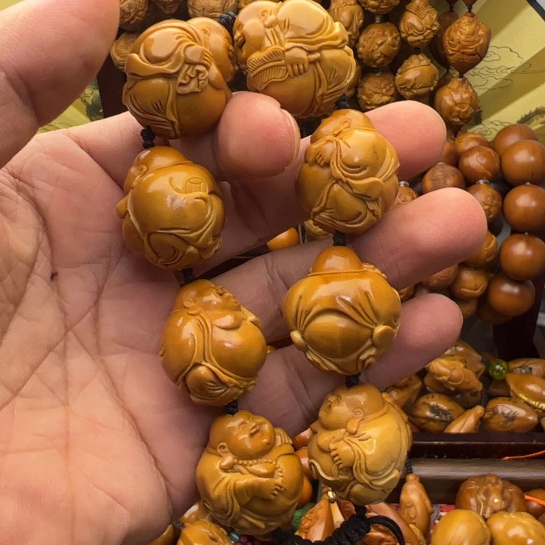 涵***.手串/手链橄榄核2.4大肚米勒