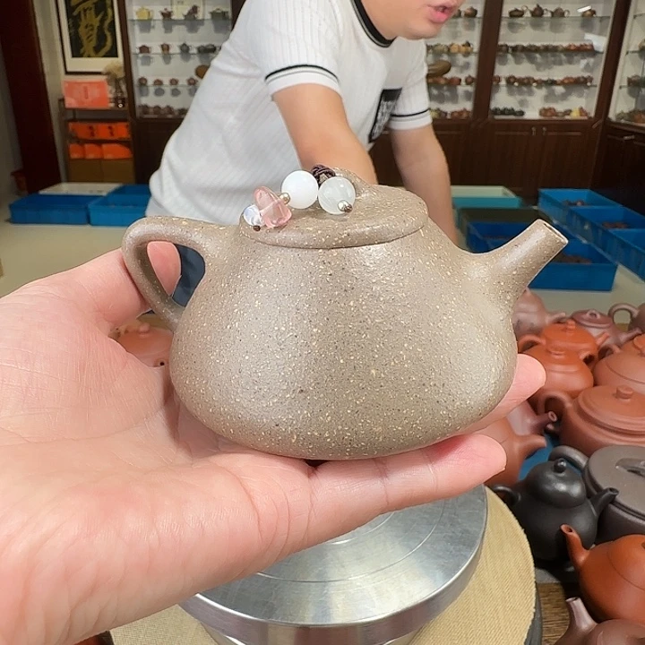 茶壶紫砂石瓢段泥