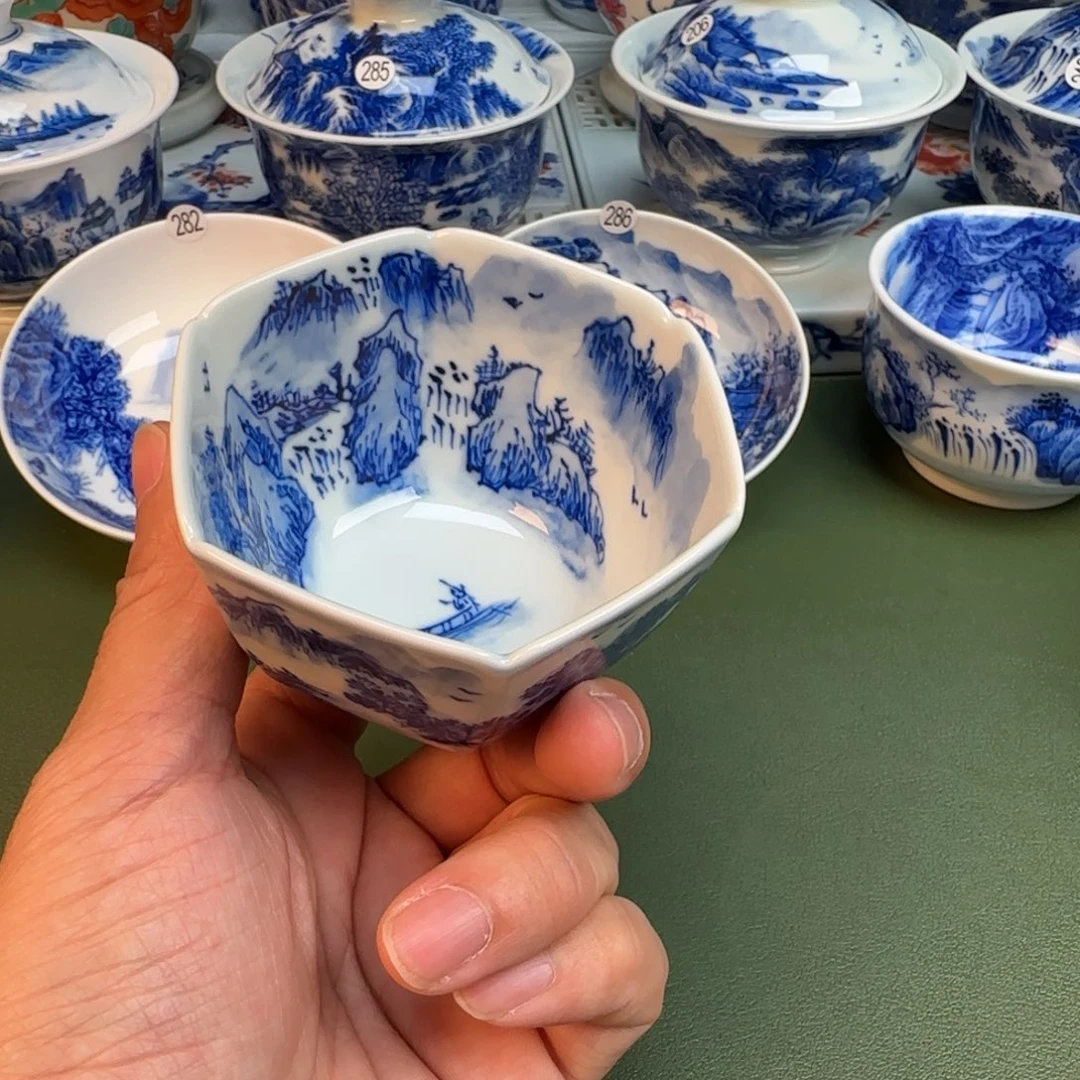 陶纯手工纯手绘茶具220