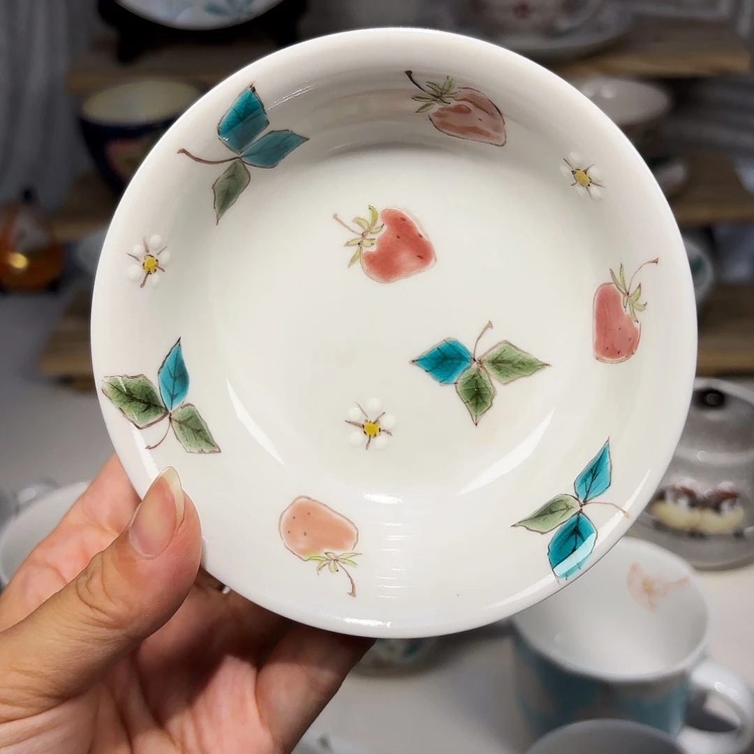 色绘游 小钵子。