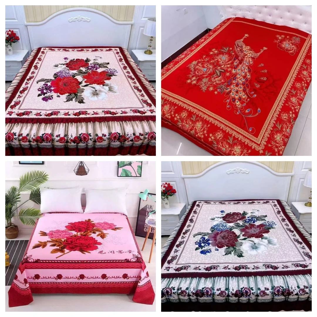 定位床单（多色可选）加厚加大2.3X2.3米大小床都可用