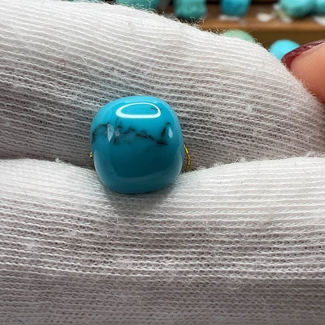 绿松石老型珠 未镶嵌