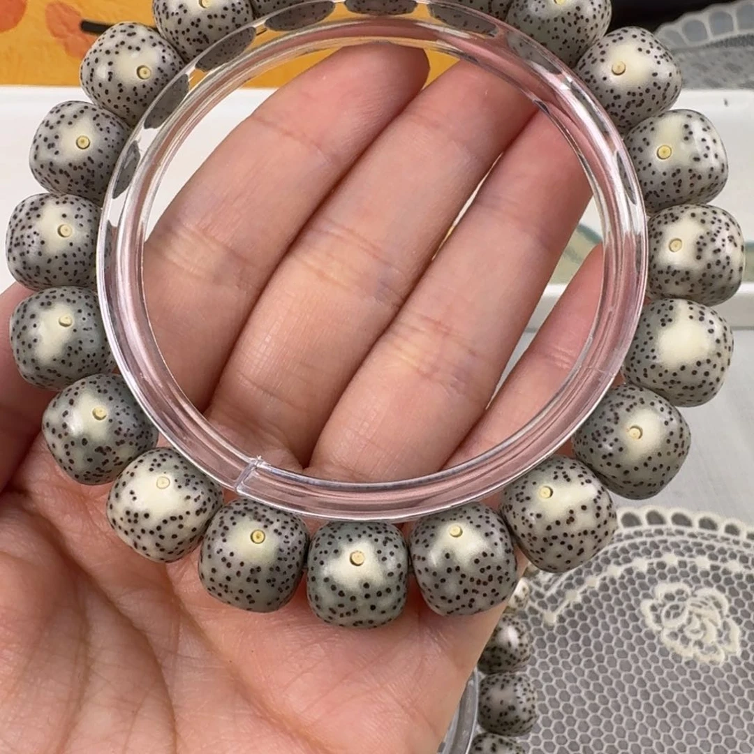 星月菩提手串青花大眼睛