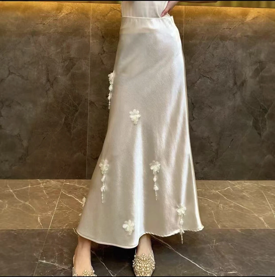 【百合花】中国风百搭半身裙气质时尚