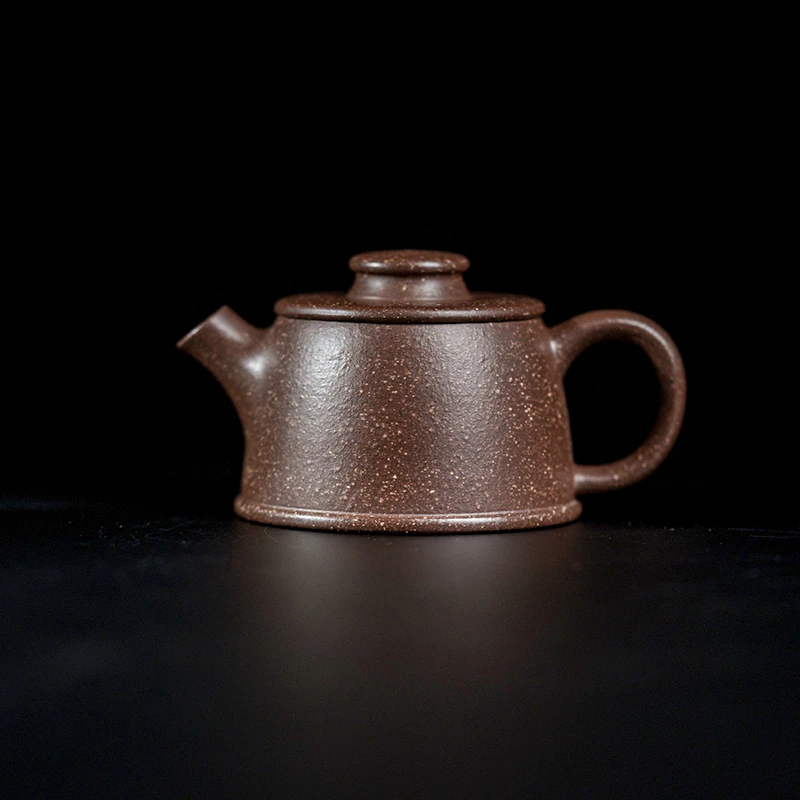 爆堂系列 【衡古】原矿8目龙血砂 130cc 手工制作内推孔 紫砂壶