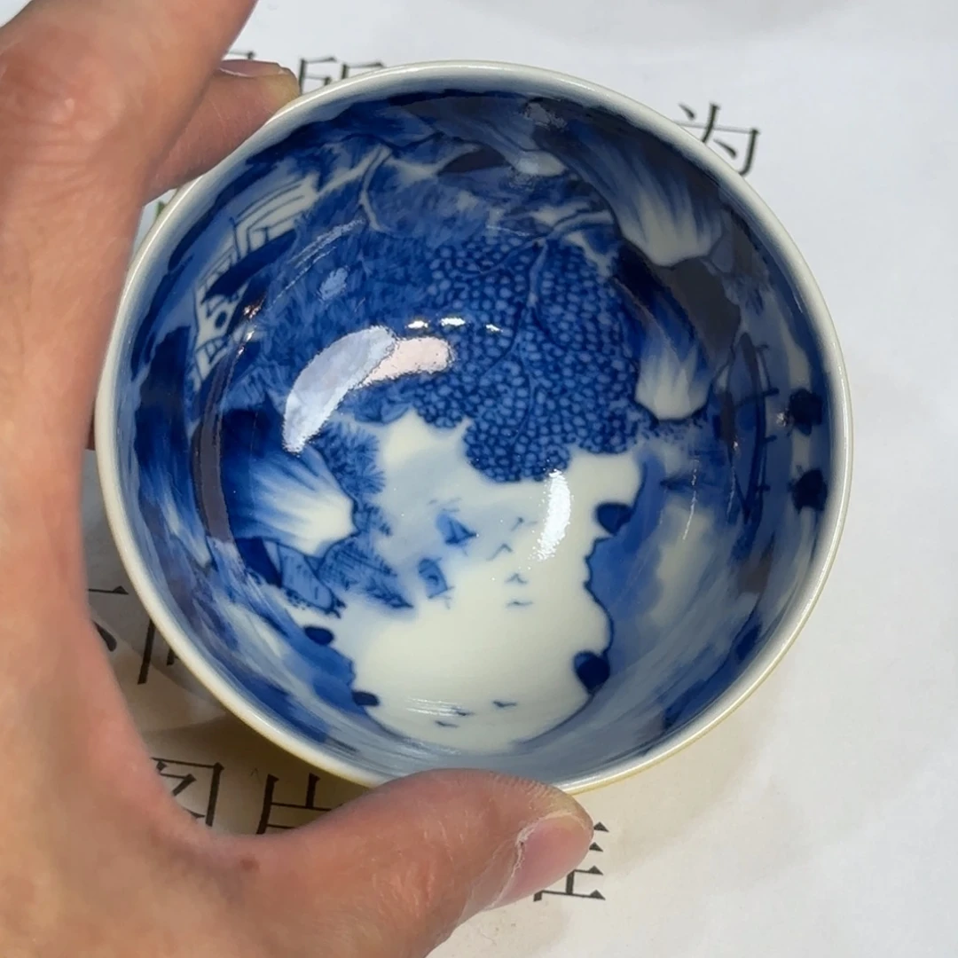 杯子瓷当代仿古精品全手工