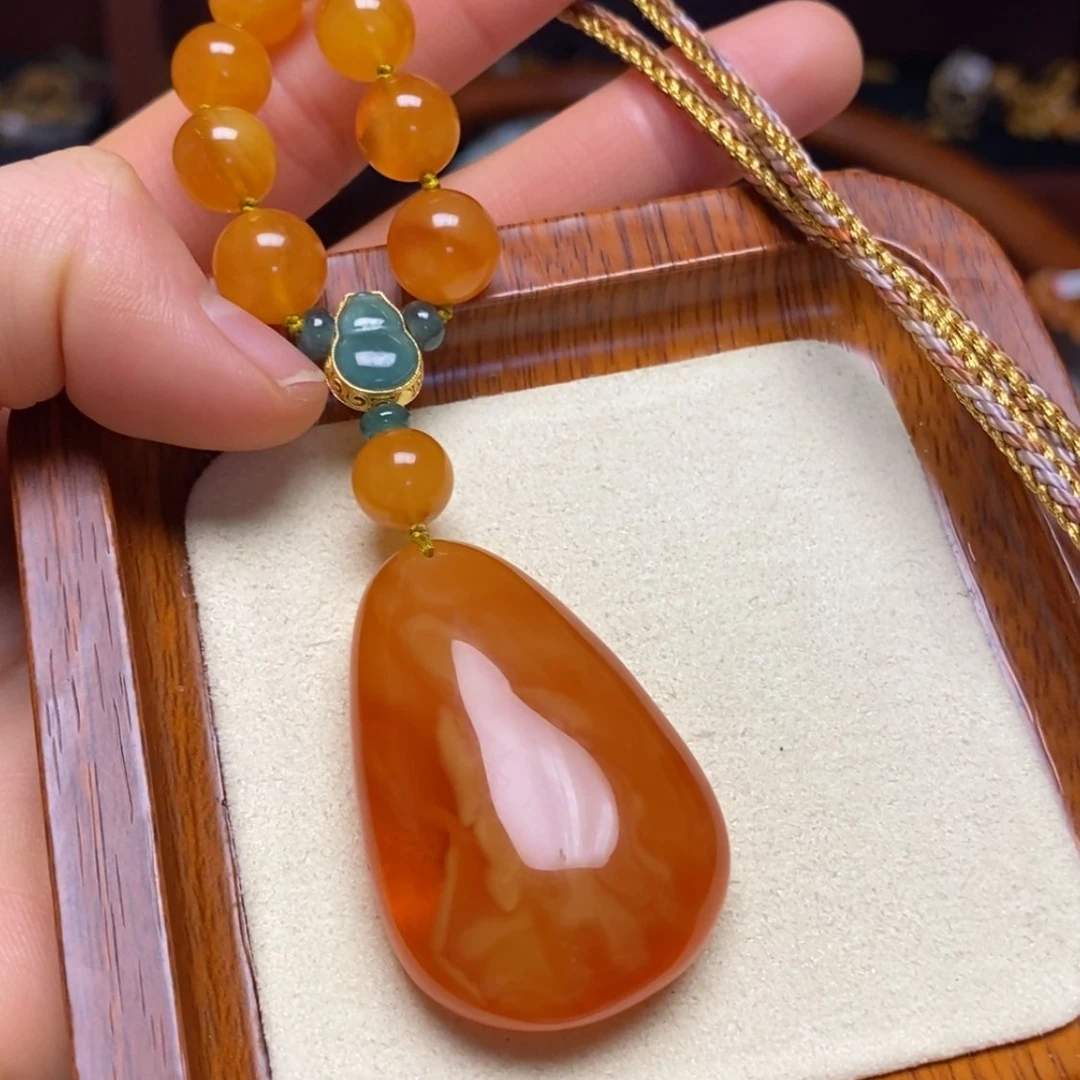 【闪购商品】蜜蜡颈饰未镶嵌项链