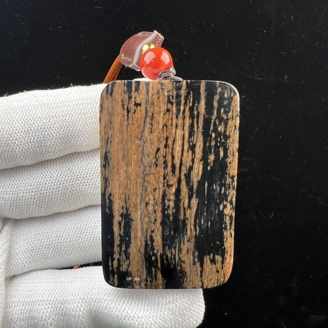 E15-13天然猛犸牙蓝皮 肥皂无事牌32*50*18mm支持鉴定 假一罚四