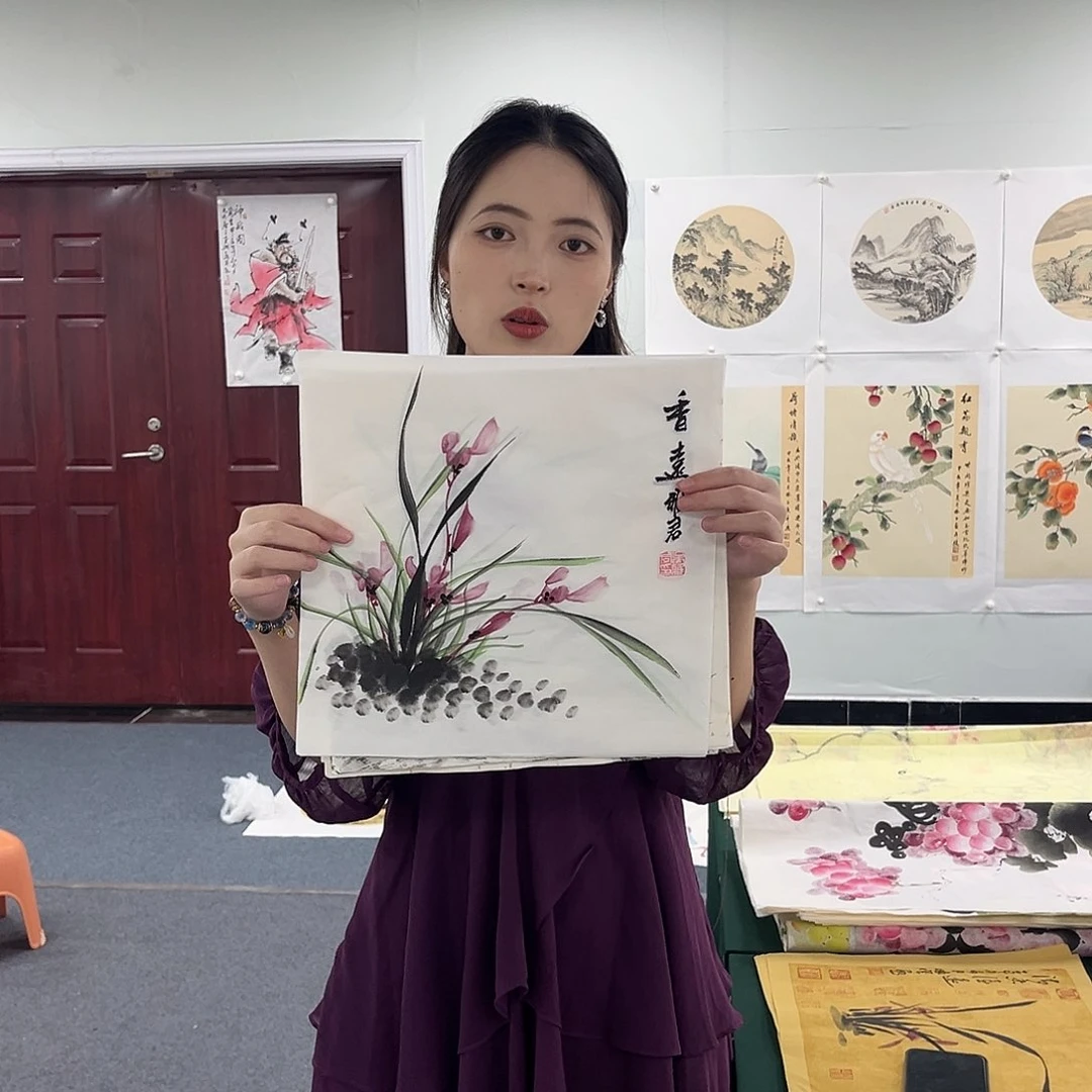 国画宣纸国画纯手绘作品