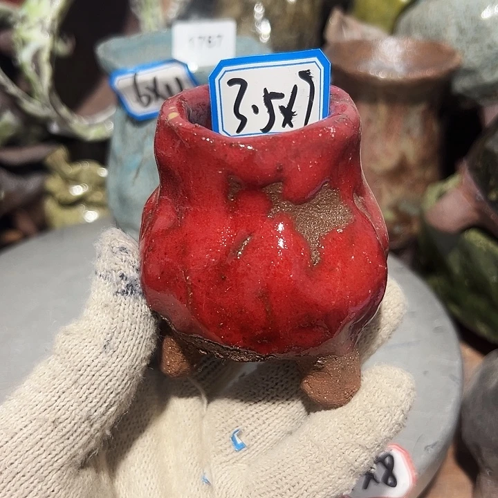 粗陶花盆，现在都手工花盆，