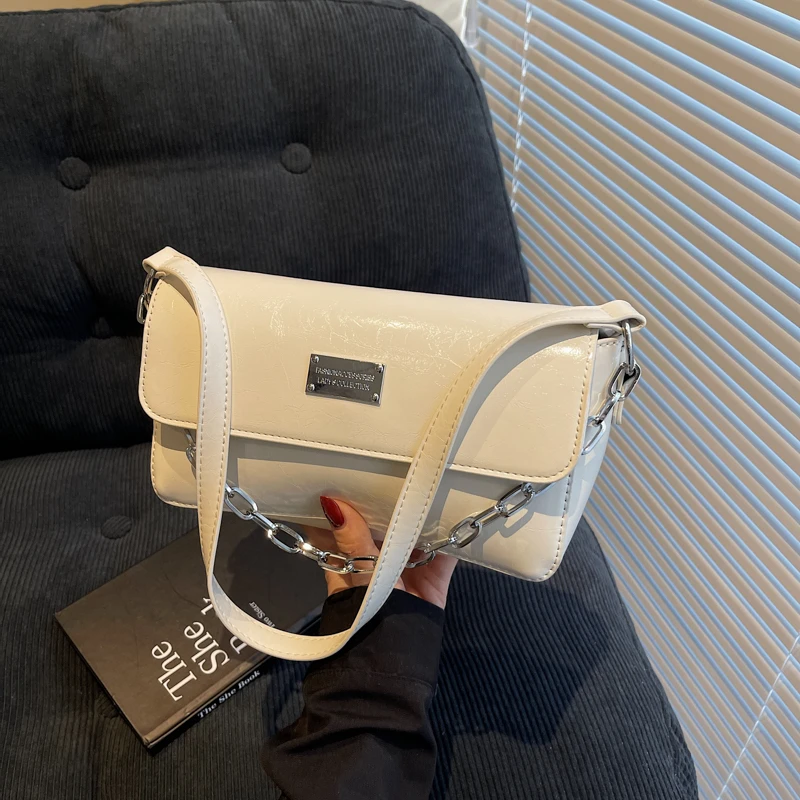 复古春夏季单肩包潮流包女士2025新款潮大容量小方包单肩包腋下包