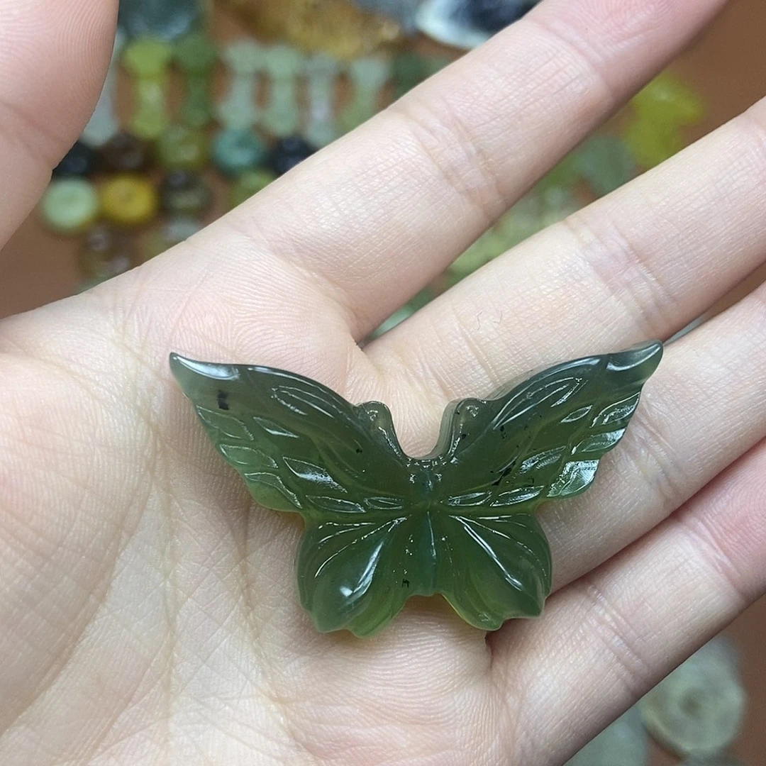 蛇纹石玉未镶嵌颈饰180料，高货福利价格