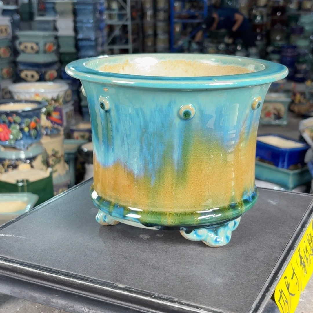 一风堂石湾花盆 内17*13.5小点