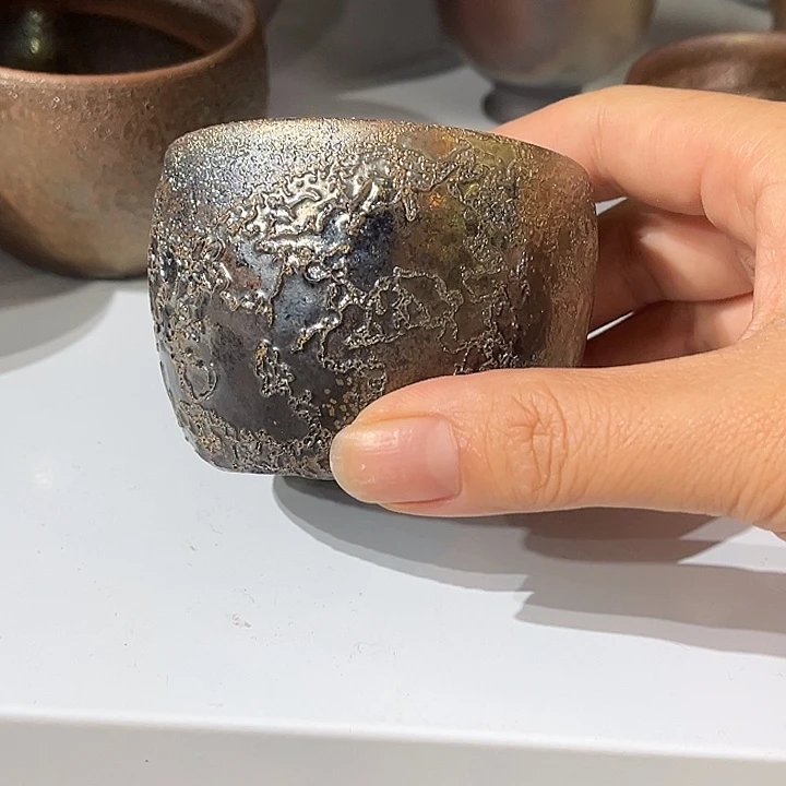 f***c杯紫泥柴烧瑕疵杯子杯子杯子