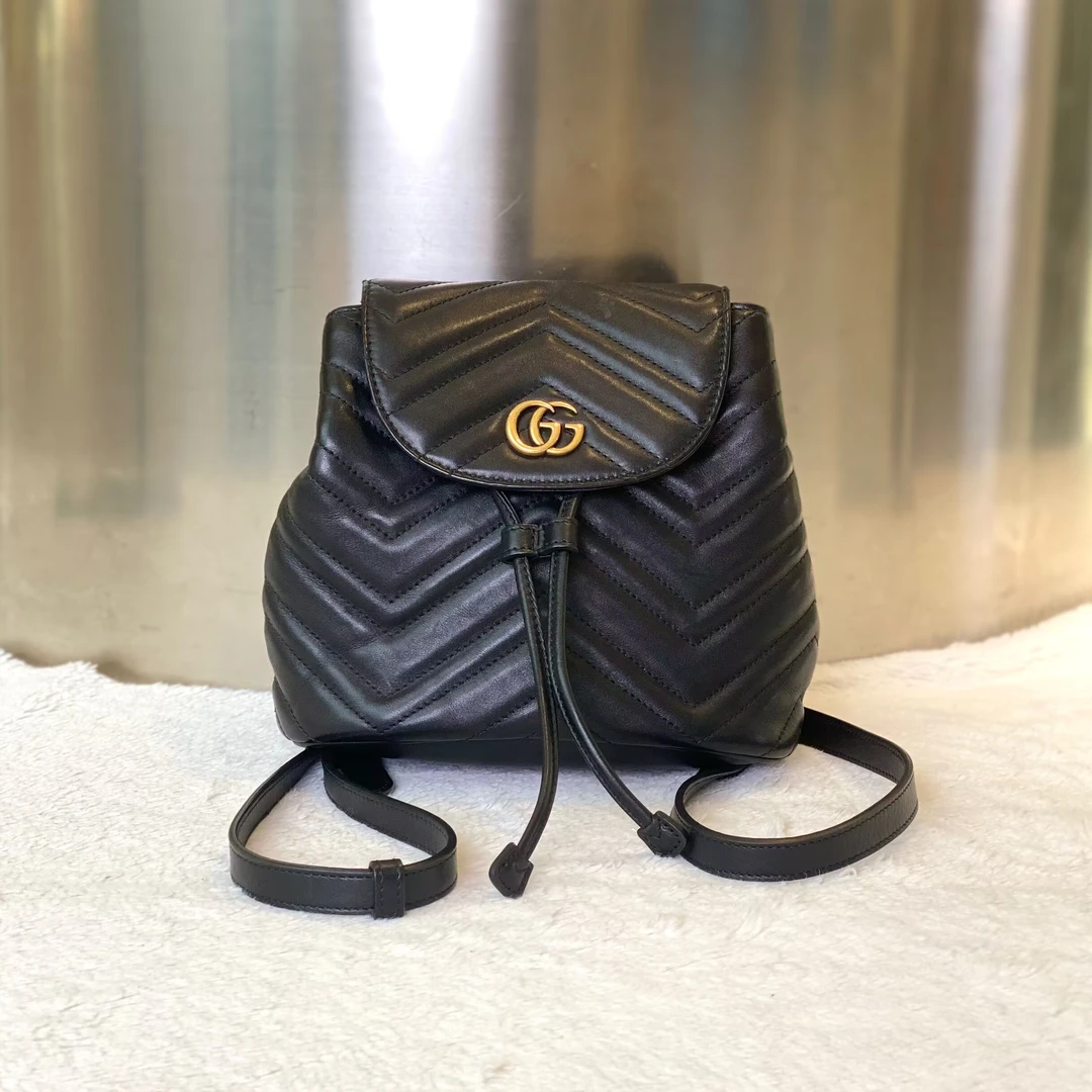 99新 GUCCI/古驰 爱马98新古驰迷你双肩包3390