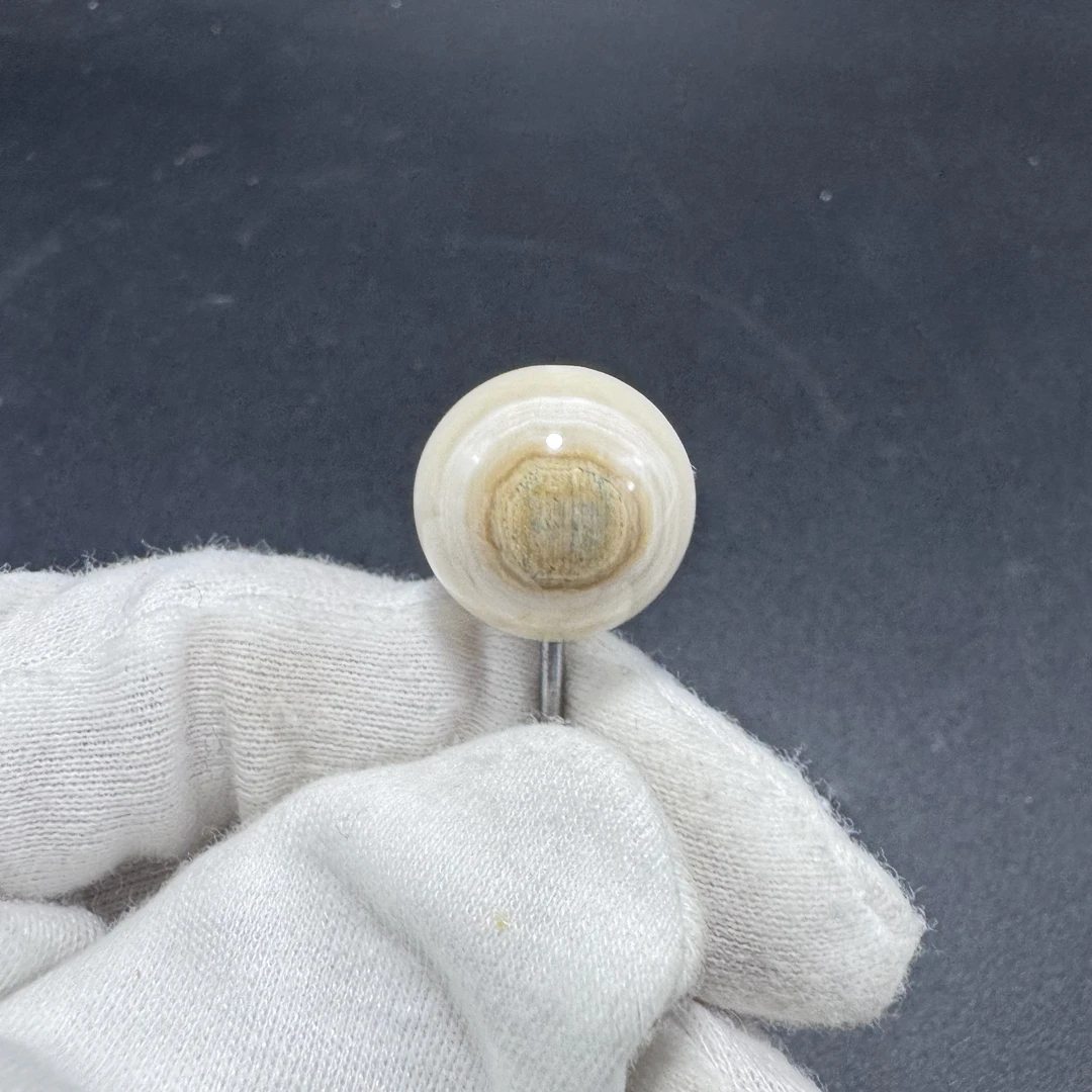 【猛犸兄弟】DZ0121猛犸象牙佛珠黄金眼爆满纹正圆单珠17.5mm