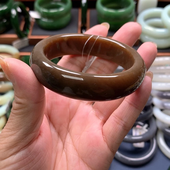 【闪购商品】未镶嵌手镯和田玉（糖玉）