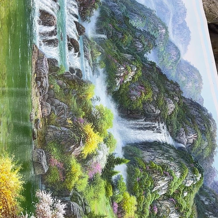 油画恭喜一直一直影子