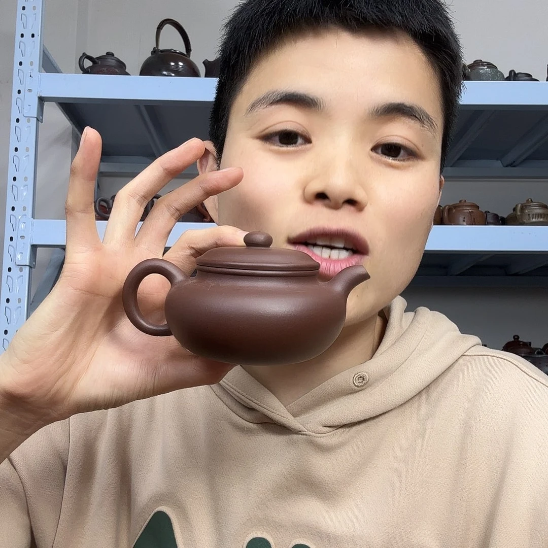 紫砂茶壶民间手艺人全手工制作