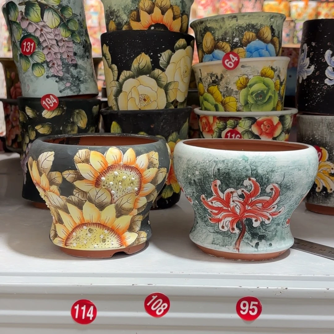 景德镇手绘花盆陶瓷10/10